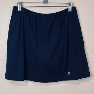 Boast USA skort Women's medium Pull on Embroidered logo Blue Golf pickleball